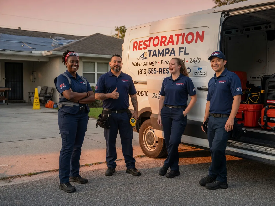 Water Damage Restoration company in Hallieford, VA